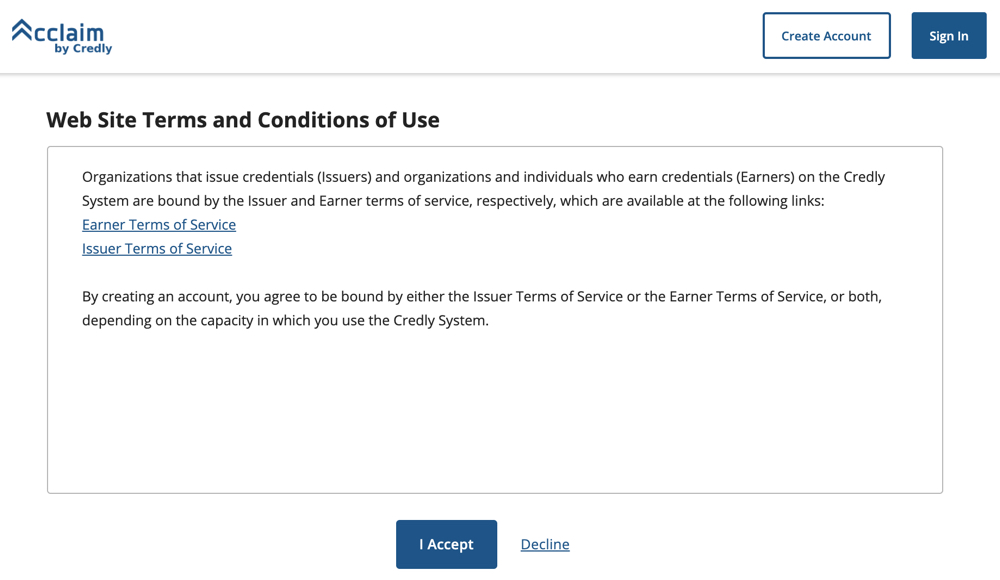 Sign Up to Acclaim 2