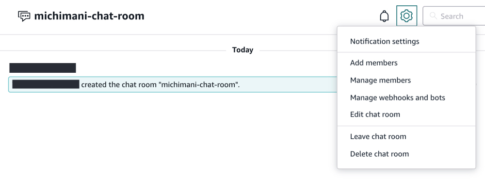 Amazon Chime create webhook url
